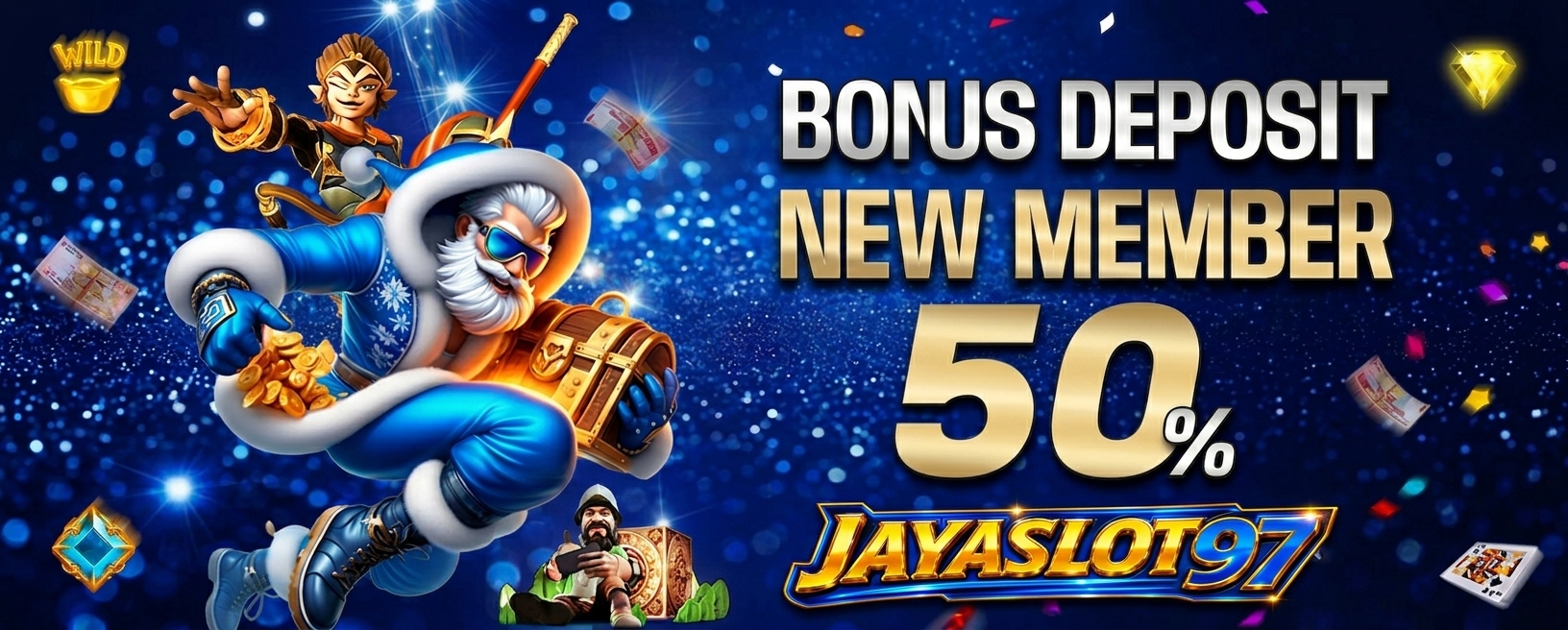 BONUS NEW MEMBER 50%